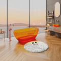 New Trend: Transparent Resin Bathtubs & Washbasins