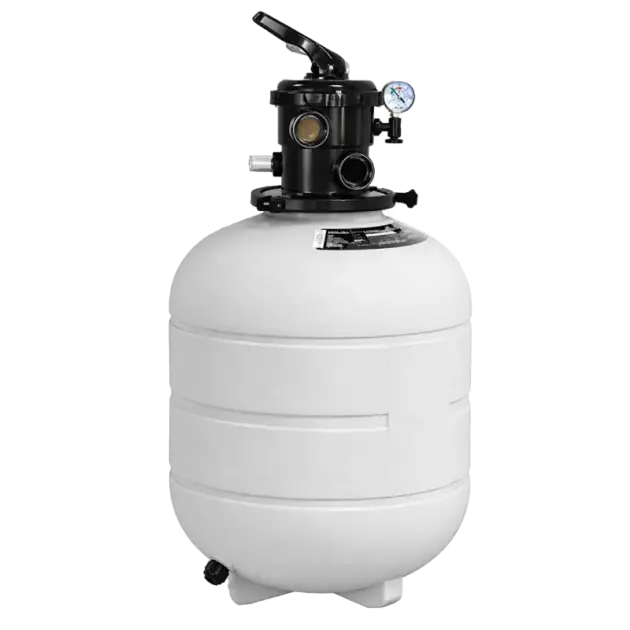 Sand filters with air blow